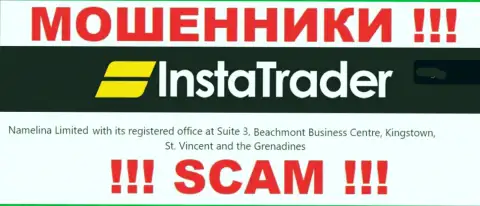 Будьте очень бдительны - компания Insta Trader сидит в офшорной зоне по адресу: Suite 3, ​Beachmont Business Centre, Kingstown, St. Vincent and the Grenadines и обманывает наивных людей