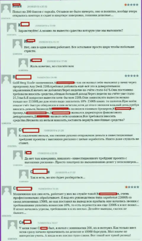 Отзывы игроков Форекс дилингового центра Супра ФН, опубликованные ими лично на web-сервисе boexpert ru