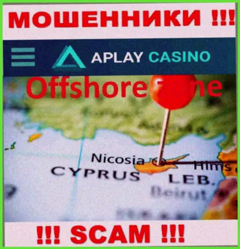 Пустив корни в оффшоре, на территории Cyprus, APlay Casino беспрепятственно лишают средств клиентов