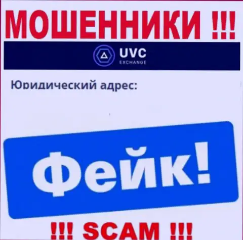Данные на сайте UVC Exchange о юрисдикции компании - обман, не дайте себя обмануть