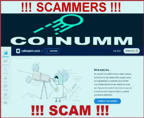 There isn't information about Coinumm Com thieves on SimilarWeb