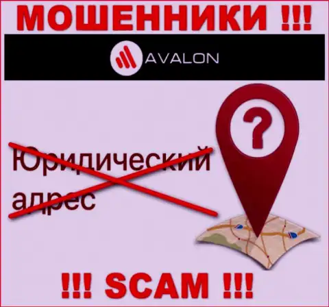 Выяснить, где именно находится организация AvalonSec нереально - инфу об адресе старательно скрывают