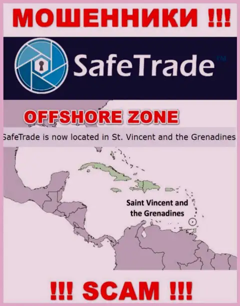 Организация Safe Trade присваивает депозиты наивных людей, зарегистрировавшись в офшорной зоне - Сент-Винсент и Гренадины