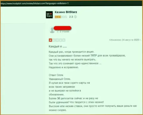 Достоверный отзыв реального клиента, у которого internet мошенники из организации БитСтарз похитили его вклады