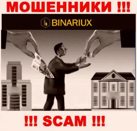 Решили забрать депозиты с брокерской организации Binariux, не получится, даже если покроете и налог