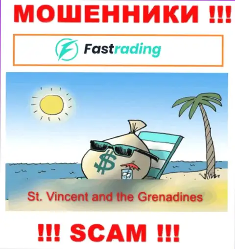 Офшорные internet мошенники Fas Trading прячутся вот тут - St. Vincent and the Grenadines