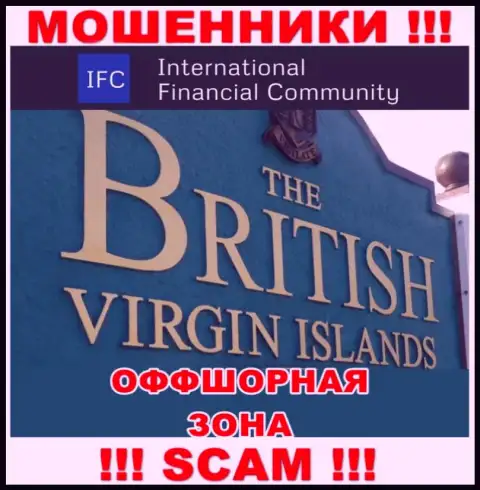 Юридическое место регистрации WMIFC на территории - British Virgin Islands
