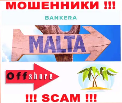 С компанией Bankera не надо взаимодействовать, место регистрации на территории Malta