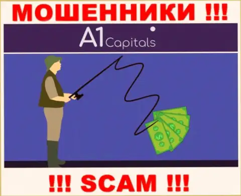 Не верьте в сказки интернет лохотронщиков из компании A1 Capitals, раскрутят на денежные средства в два счета