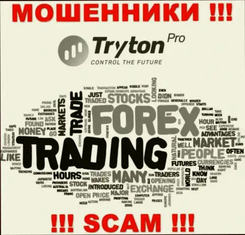 Forex - это направление деятельности преступно действующей организации Тритон Про