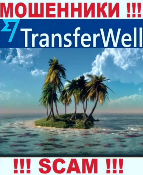 Не угодите в загребущие лапы internet-мошенников TransferWell Net - скрывают информацию об местоположении