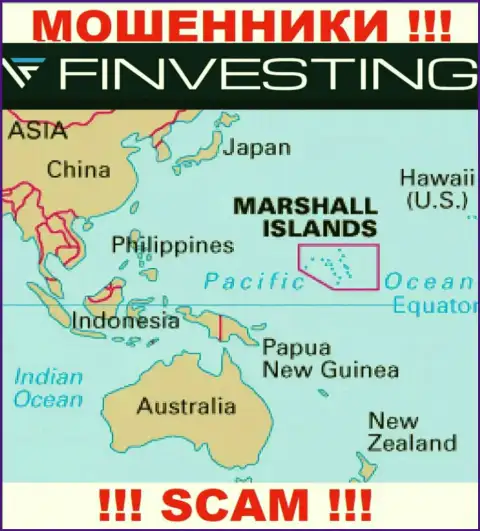 Marshall Islands - это юридическое место регистрации организации Finvestings Com