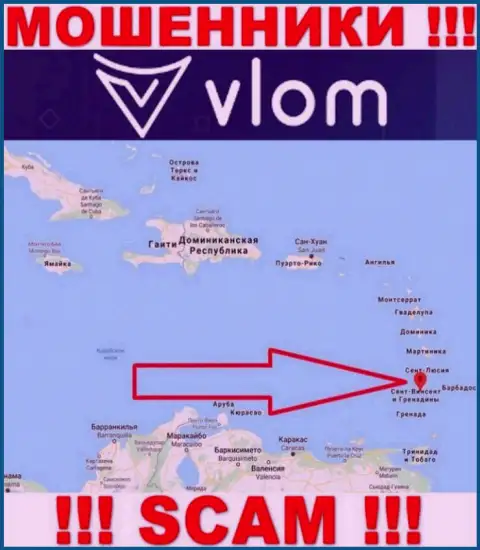 Компания Влом Ком - это internet-мошенники, обосновались на территории Saint Vincent and the Grenadines, а это оффшорная зона