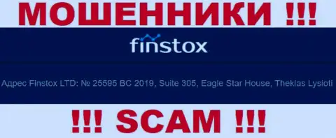 Finstox - это МОШЕННИКИ !!! Засели в оффшоре по адресу - Suite 305, Eagle Star House, Theklas Lysioti, Cyprus и сливают вложенные деньги клиентов
