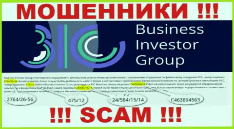 Хоть BusinessInvestorGroup и показали свою лицензию на сайте, они все равно МОШЕННИКИ !