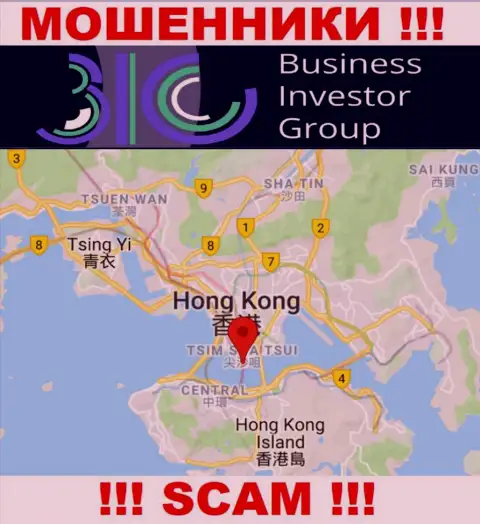 Офшорное место регистрации BusinessInvestorGroup - на территории Hong Kong