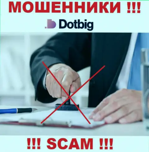 БУДЬТЕ ОЧЕНЬ ОСТОРОЖНЫ, у internet-обманщиков DotBig Com нет регулятора  - стопроцентно прикарманивают денежные вложения