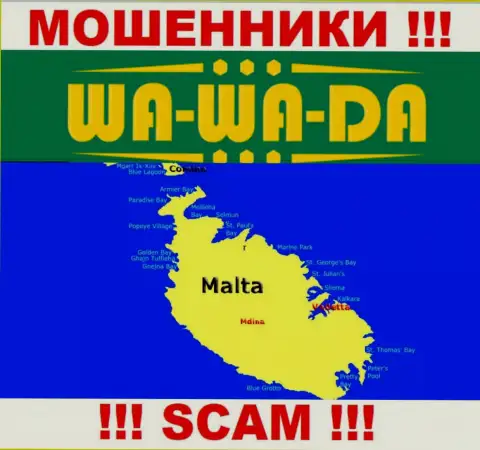 Malta - здесь зарегистрирована компания Ва-Ва-Да Ком