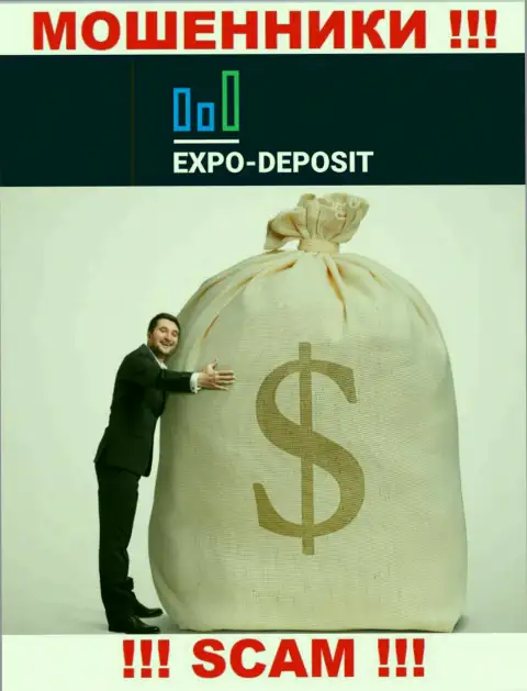 Невозможно вывести финансовые активы из дилинговой конторы Expo-Depo Com, в связи с чем ни копеечки дополнительно заводить не советуем