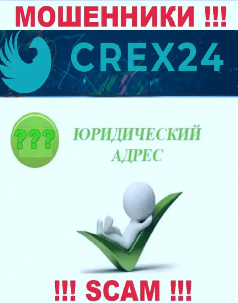 Доверия Crex24 не вызывают, потому что прячут сведения касательно собственной юрисдикции