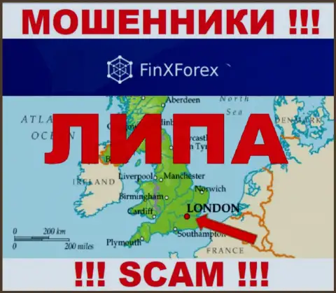 Ни слова правды относительно юрисдикции FinXForex на портале конторы нет - это мошенники