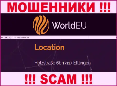 Избегайте работы c WorldEU Com !!! Указанный ими юридический адрес - это ложь
