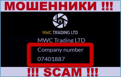 Будьте весьма внимательны, наличие регистрационного номера у организации MWCTradingLtd (07401887) может быть уловкой