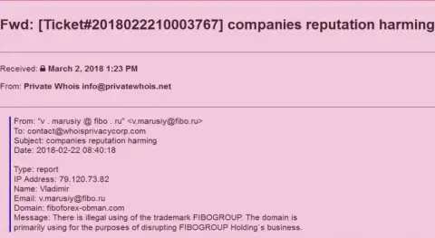 Fibo Group пишут жалобы на web-сервис fiboforex-obman.com