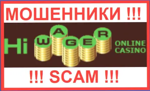 Hiwager Casino - это МОШЕННИКИ !!! SCAM !!!